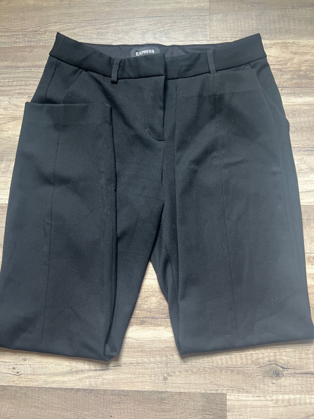 Express columnist ankle mid rise dress pant. 4R. Excellent condition. Black. - Picture 4 of 4